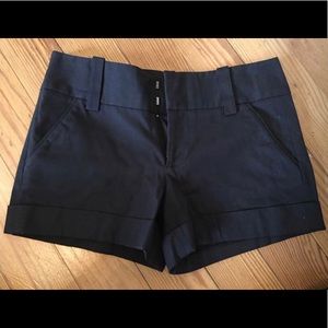 NWOT Black Alice and Olivia Shorts Sz 2